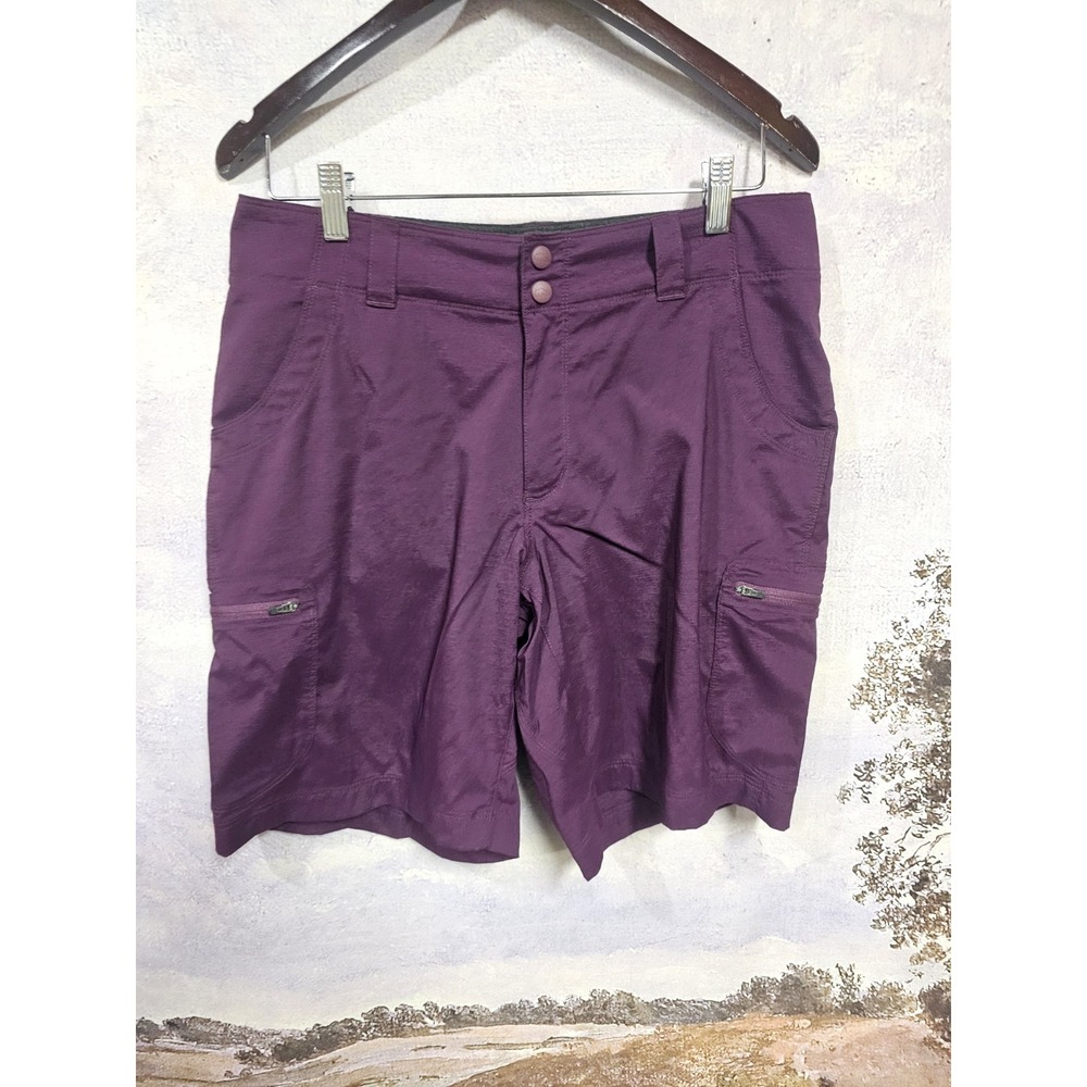 L.L.Bean Women's Vista Trekking Shorts in a dark purple/plum Sz 10
